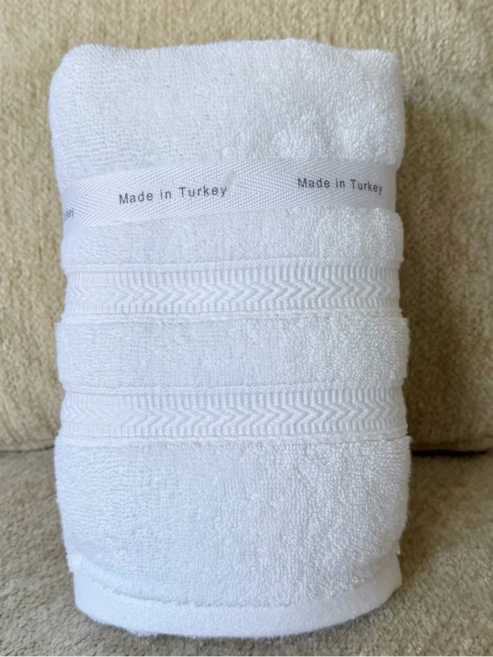Brooks Brothers White Premium Turkish Hand Towels - Set of 2